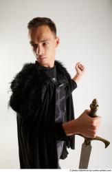 Claudio BLACK WATCH STANDIG POSE WITH SWORD